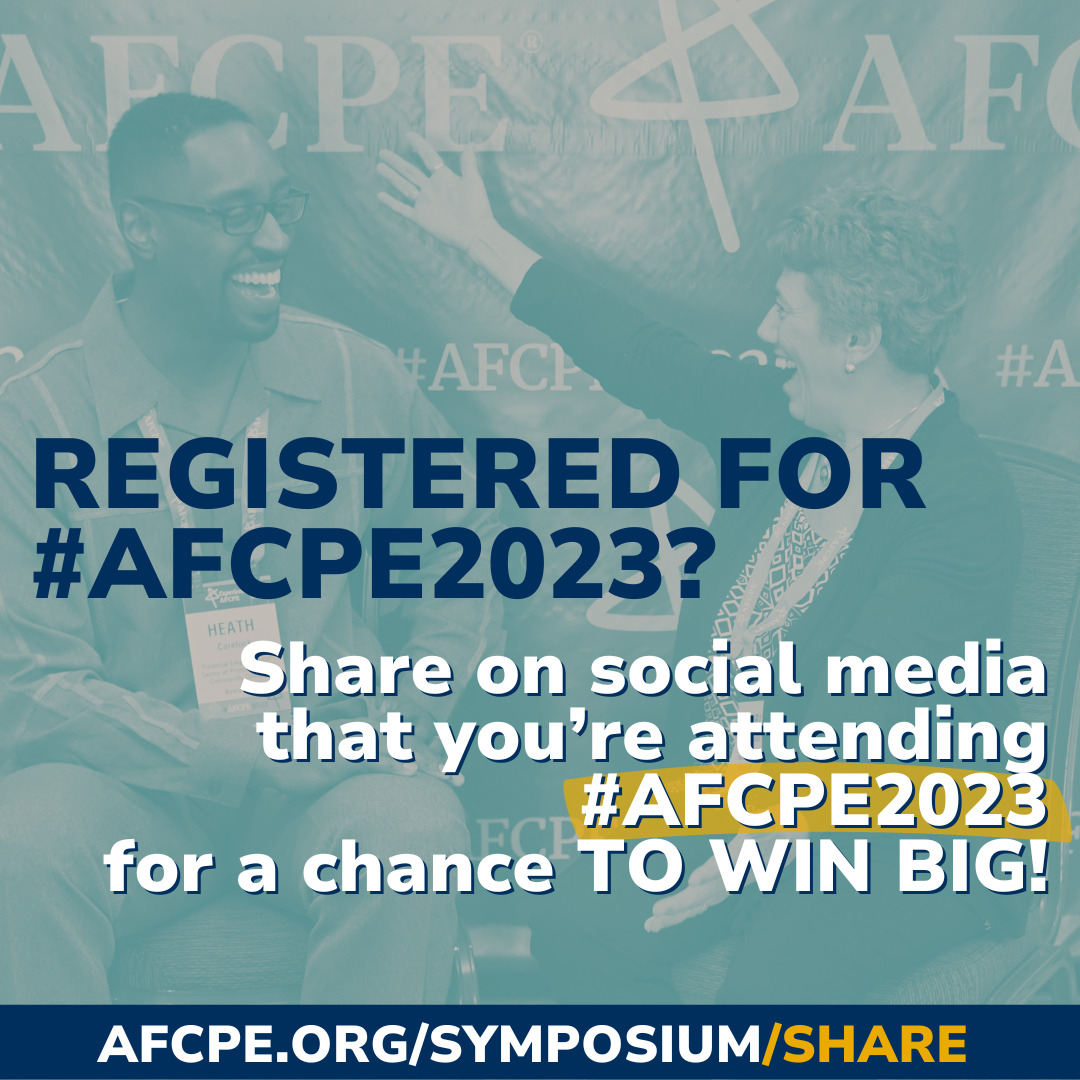 Share The Excitement! - AFCPE